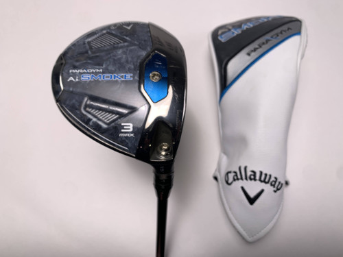 Callaway Paradym Ai Smoke Max 3 Fairway 15* HZRDUS 6.0 Gen 4 Stiff RH HC -1'', 1 of 12