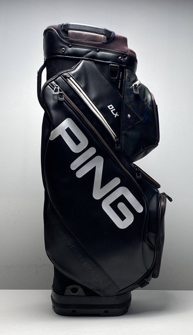 Ping DLX Cart Bag Black 15-Way Divide No Strap Golf Bag, 1 of 12