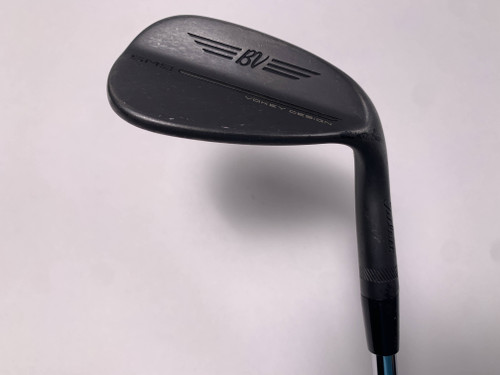 Titleist Vokey SM9 Jet Black Wedge 52* 12 Bounce F-Grind Wedge Steel Mens RH, 1 of 12