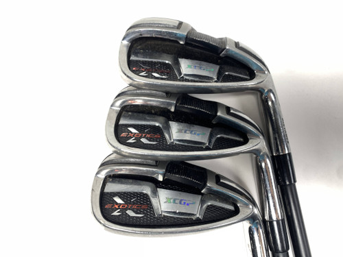 Tour Edge XCG7 Iron Set 8-PW Fujikura Fuel Exotics 50g Regular Graphite Mens RH, 1 of 12