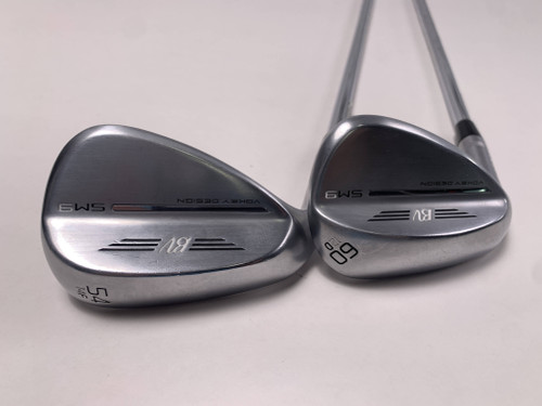 Titleist Vokey SM9 Tour Chrome Wedge Set 54* 14 | 60* 12  NS Pro Zelos 7 Mens LH, 1 of 12