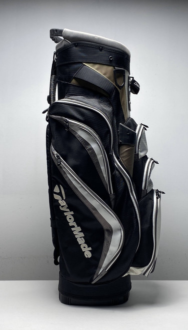 TaylorMade Catalina Cart Bag Black 14-Way Divide Single Strap Golf Bag, 1 of 12