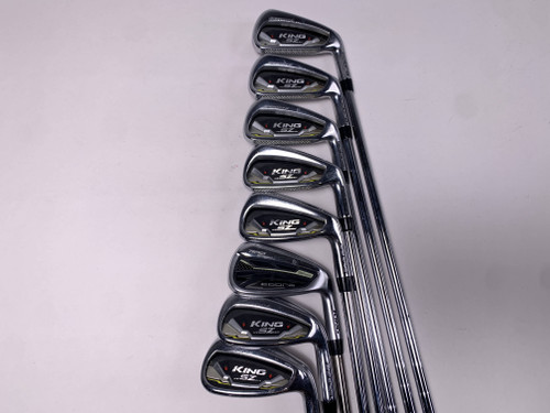 Cobra KING SpeedZone Iron Set 4-PW+GW KBS Tour 90g Regular Steel Mens RH, 1 of 12