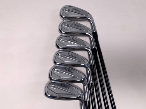 Titleist T350 2023 Iron Set 6-PW+AW Tensei Red AV Series Senior Graphite Mens RH, 1 of 12