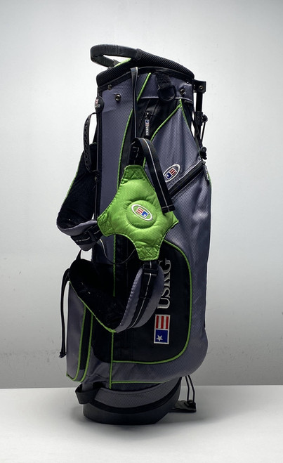 US Kids USKG 57 Stand Bag Gray 4-Way Divide Dual Strap Golf Bag, 1 of 12