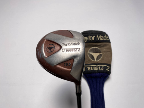 TaylorMade Ti Bubble 2 Driver 10.5* Bubble 2 R-80 80g Regular Mens RH HC, 1 of 12
