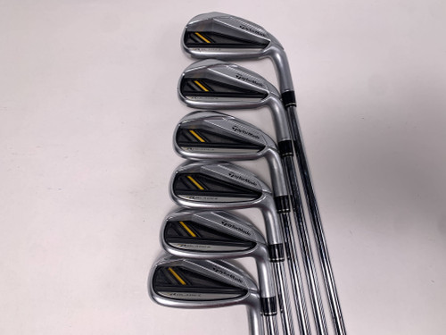 TaylorMade RocketBladez Iron Set 5-PW RocketFuel 85g Stiff Steel Mens RH, 1 of 12