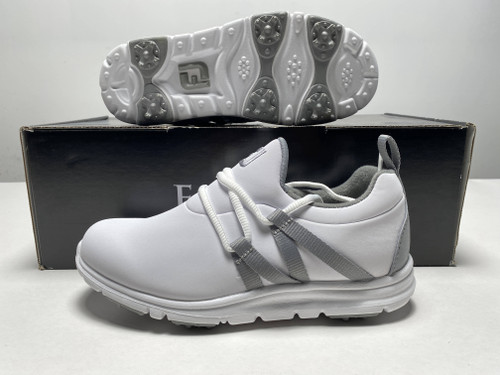 FootJoy Junior Golf Shoes White SZ 4 ( 48209) NEW, 1 of 12