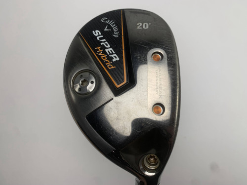 Callaway Super 3 Hybrid 20* AeroTech SteelFiber hls780 F2 Senior RH Midsize Grip, 1 of 12
