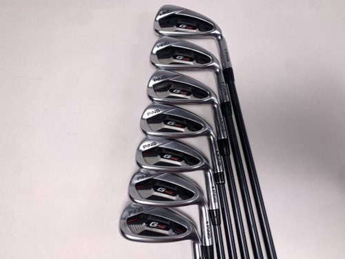 Ping G410 Iron Set 5-PW+GW Black Dot Alta CB AWT Regular Graphite Mens RH, 1 of 12