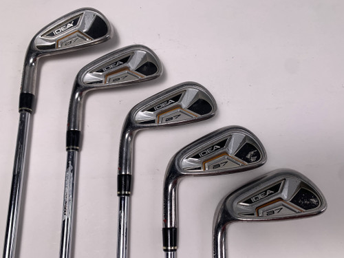 Adams Idea A7 Iron Set 5-PW Players Lite Regular Steel Mens LH NO 9 IROn, 1 of 12