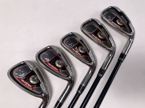 TaylorMade Burner Plus Iron Set 5-9 REAX 60g Regular Graphite Mens RH +1/2", 1 of 12