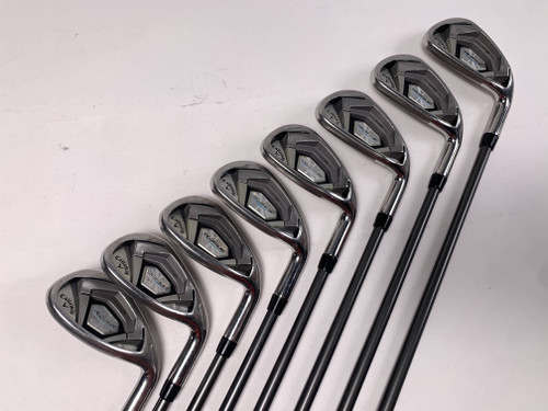Callaway Rogue Iron Set 5-PW+AW+SW Aldila Synergy Regular Graphite RH 2* Flat, 1 of 12