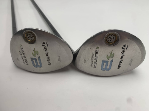 TaylorMade Burner Rescue 2008 4 & 5 Hybrid Set 22* 25* REAX 50g Ladies RH, 1 of 12