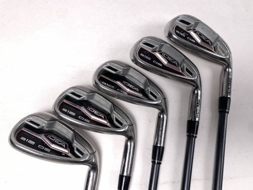 Adams Idea A12 OS Iron Set 7-PW+GW Grafalloy ProLaunch Blue 60g Regular RH, 1 of 12