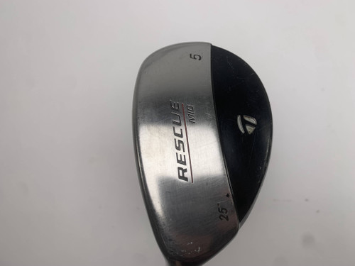 TaylorMade Rescue Mid 5 Hybrid 25* Regular Graphite Mens LH, 1 of 12