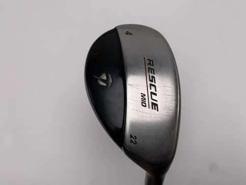 TaylorMade Rescue Mid 4 Hybrid 22* Fujikura Speeder 904 Stiff Graphite Mens RH, 1 of 12