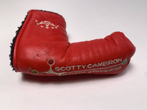 Titleist Scotty Cameron Studio Stainless Red Blade Putter Headcover HC, 1 of 12