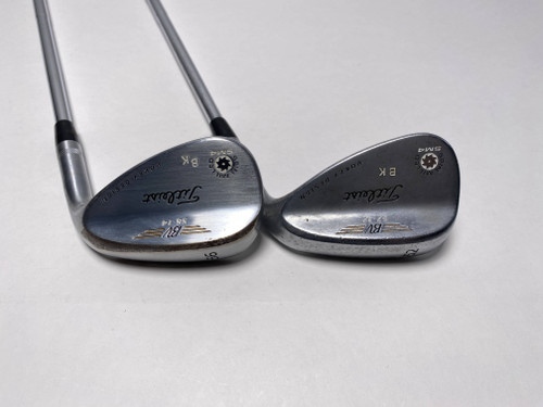 Titleist Vokey Spin Milled SM4 Chrome Wedge Set 52* 12 | 56* 14 S400 Stiff RH, 1 of 12