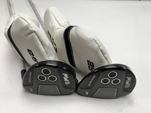 Moon Wood MW8 Fairway Wood Set 25* 29* MW8 75g Senior Graphite Mens RH HC, 1 of 12