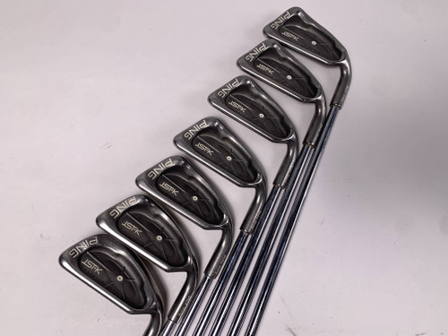 Ping ISI K Iron Set 4-PW White Dot Cushin JZ Regular Steel Mens RH 3* Upright, 1 of 12
