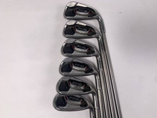 Ping G20 Iron Set 6-SW Green Dot 2* Up TFC 169 I Regular Graphite Mens RH, 1 of 12