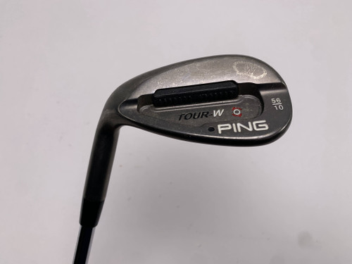 Ping Tour-W Black Chrome Sand Wedge SW 56* 10 Bounce Black Dot AWT Stiff LH, 1 of 12
