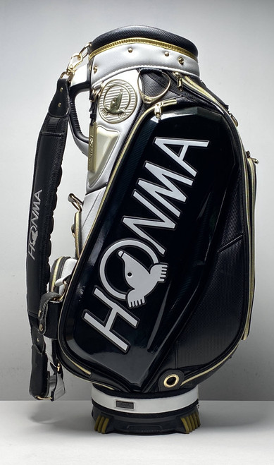 Honma Team Honma Staff Bag White 5-Way Divide Single Strap Golf Bag, 1 of 12