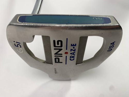 Ping G5i Craz-E Putter 35" Red Dot 1* Flat Mens LH, 1 of 12