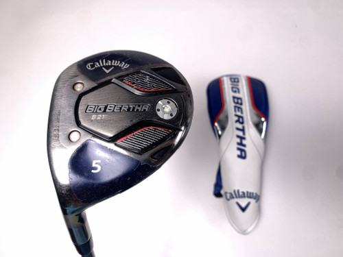 Callaway Big Bertha B21 5 Fairway Wood 18* RCH 45 Senior Graphite Mens LH HC, 1 of 12