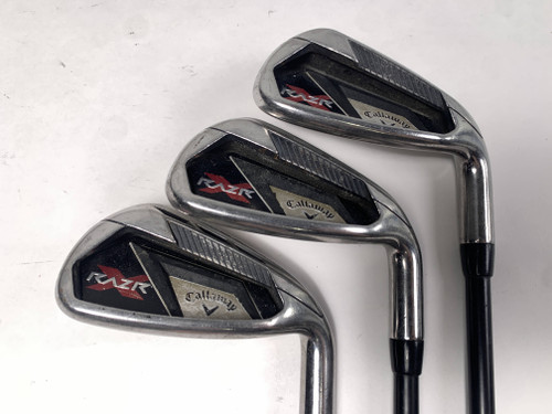 Callaway Razr X Iron Set 8-PW 65g Senior Graphite Mens RH, 1 of 12