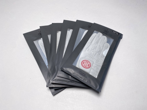 G/Fore Ladies Golf Gloves White Blush AA Cabretta Leather Women ML RH Set of 6, 1 of 12