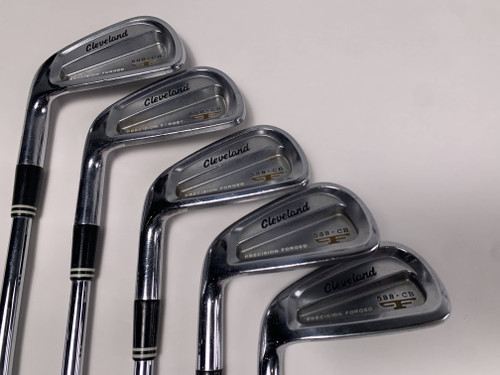 Cleveland 588 CB 2012 Iron Set 5-9 True Temper Dynamic Gold S300 Stiff LH -1'', 1 of 12