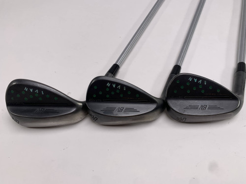 Titleist Vokey SM9 Jet Black Wedge Set 52* 12 | 56* 12 | 60* 8 C-Taper XStiff LH, 1 of 12