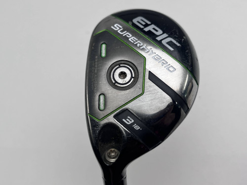 Callaway EPIC Super 3 Hybrid 18* AeroTech SteelFiber fc75 F3 Regular LH, 1 of 12