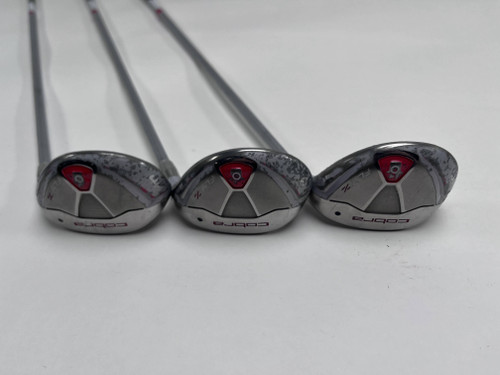 Cobra Fly-Z XL Womens Hybrid Set 4 5 6 25* 28* 31* 55g Ladies Graphite Womens RH, 1 of 12