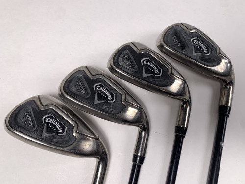 Callaway Fusion Wide Sole Iron Set 7-PW 75g Senior Graphite Mens RH, 1 of 12