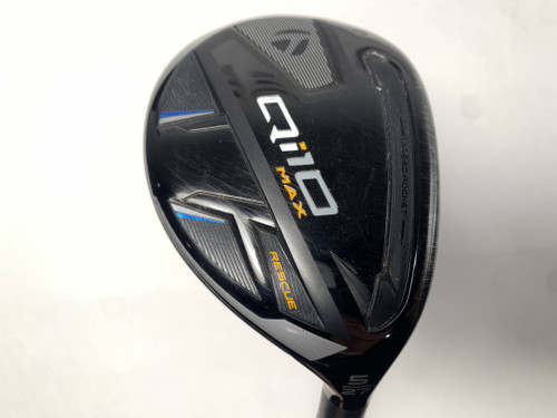 TaylorMade Qi10 MAX 5 Hybrid 27* Fujikura Air Speeder 60g Stiff Graphite Mens RH, 1 of 12