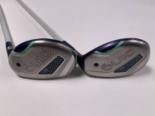 Ping G LE 5 & 6 Hybrid Set 26* 30* ULT230 Ladies Womens RH Undersize Grips, 1 of 12