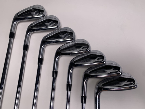 LEFTY Titleist T300 2021 Iron Set 5-PW+AW AMT Red R300 Regular Steel Mens LH, 1 of 12