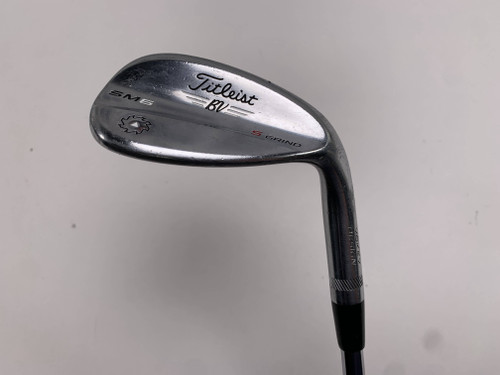 Titleist Vokey SM6 Tour Chrome Lob Wedge LW 58* 10 Bounce S-Grind Wedge RH, 1 of 12