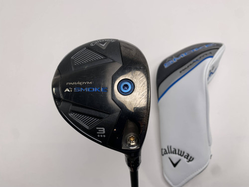Callaway Paradym Ai Smoke TD 3 Fairway Wood 15* Tensei Blue AV Xlink Stiff RH HC, 1 of 12