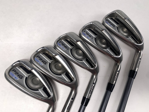 Ping G 2016 Iron Set 5-9 Black Dot CFS 70 70g Regular Graphite Mens RH, 1 of 12