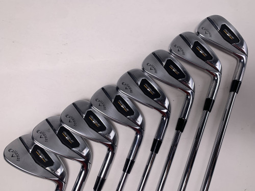 Callaway Rogue ST Pro Iron Set 4-PW+GW Rifle Tour Flighted 5.5 105g Regular RH, 1 of 12