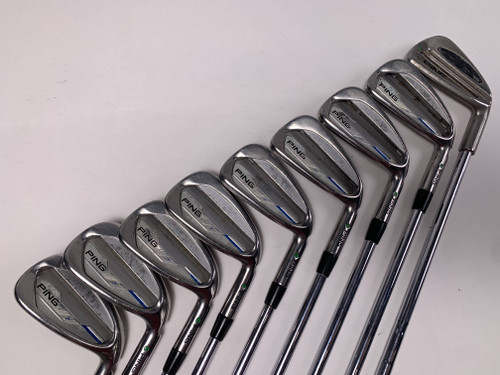 Ping i 2015 Iron Set 3-PW+GW Green Dot 2* Up CFS Distance Regular RH+1/2'', 1 of 12