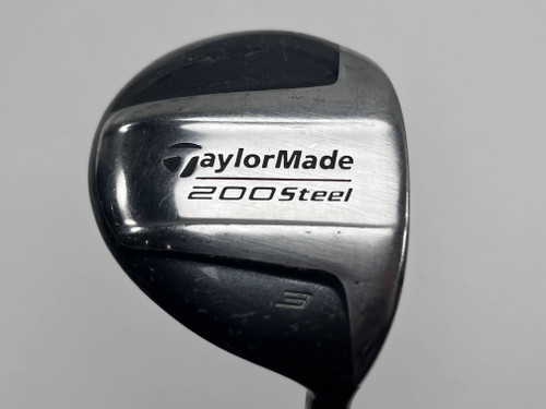 TaylorMade 200 Steel 3 Fairway Wood 15* Lite 80g Regular Graphite Mens RH, 1 of 12