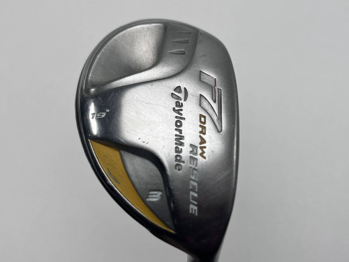 TaylorMade R7 Draw 3 Hybrid 19* REAX 55g Regular Graphite Mens RH, 1 of 12