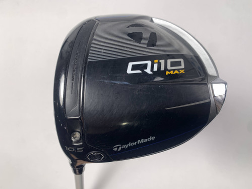 TaylorMade Qi10 MAX Driver 10.5* Clear 3.6 64g Extra Stiff LH Midsize Grip, 1 of 12