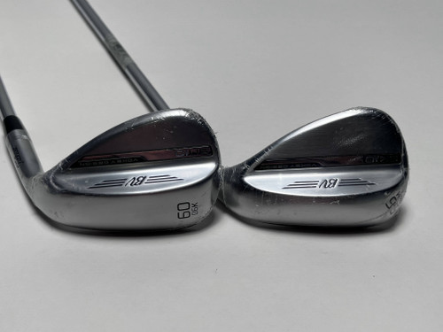 Titleist Vokey SM10 Tour Chrome Wedge Set 56* 8 60* 6 Vokey Wedge Steel Mens RH, 1 of 12