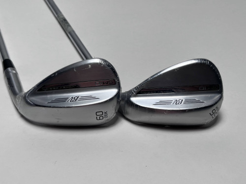 Titleist Vokey SM10 Tour Chrome Wedge Set 56* 8 60* 6 Vokey Wedge Steel Mens RH, 1 of 12